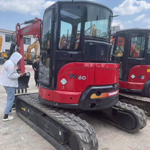 Miniexcavadora Usada YANMAR ViO60-6B de 6 Toneladas con Giro Cero y Orugas Hidráulicas - Product Image 1