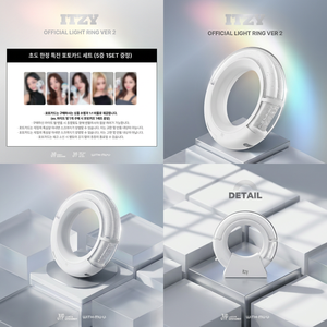 ITZY - Light Ring Ver 2 Oficial, CD de Música Pop Coreana con Papel y Plástico para Niños y Todas las Edades - Product Image 2