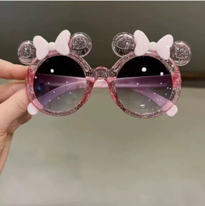 Wholesale Versatile Crystal Bow Cartoon <b>Sunglasses</b> for Kids <b>Cute</b> and Trendy Baby Fashion by Manufacturer - Product Image 6