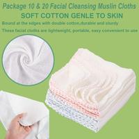 Lingettes en mousseline de coton bio personnalisables avec logo pour bébé, réutilisables, pour le nettoyage du visage, démaquillantes, douces, exfoliantes et délicates