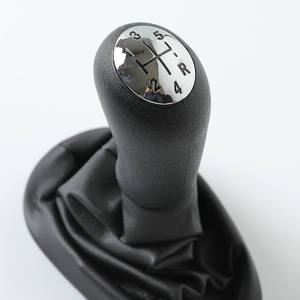 Pommeau de levier de vitesse en cuir, 5 6 vitesses, ergonomique, pour véhicules Renault - Product Image 1