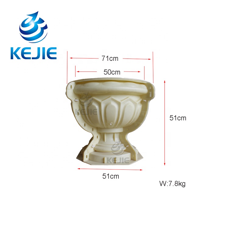 Новый дизайн, садовый бетонный цветочный горшок, пластиковые формы для цветочных Горшков