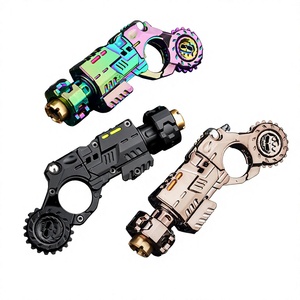 Spinner de tir en acier titane, Mecha EDC, jouet anti-stress, gadget fidget en métal coloré pour le soulagement quotidien du stress et le jeu - Product Image 1
