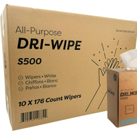 Lingettes de nettoyage réutilisables multi-usages non pelucheuses absorbant l'eau et l'huile pour un nettoyage industriel
