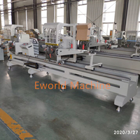Pont cassé CNC profilé en aluminium Double tête scie de précision Machine porte et fenêtre équipement de traitement