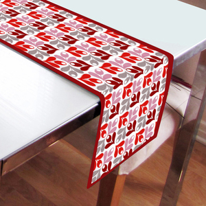 Chemin de table imprimé simple 100 % coton pur, tissu doux, imperméable et durable, décoration de table pour la maison, la cuisine, l'hôtel - Product Image 3