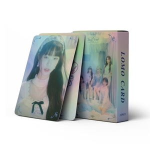 KPOP Idol 55 unids/caja IVE 2024 Saludos DE LA TEMPORADA Laser Photocard Holographic Lomo Card Photo Card - Product Image 6
