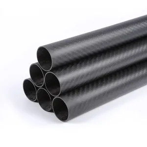 制造商批发3k碳纤维管适用于无人机臂管的高强度碳纤维管