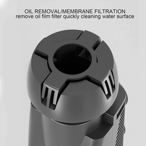Vente flash : Écumeur d'huile flottant automatique pour aquarium, pompe à écumeur de protéines avec éponge filtrante, nettoyage de l'eau du réservoir à poissons - Product Image 4