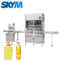 Haute vitesse entièrement automatique Monobloc Piston Pet petite bouteille tournesol moutarde sésame noix de coco huile comestible Machine de remplissage