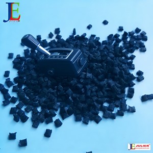 Granuli <span class=keywords><strong>POM</strong></span> CF15 Acetal Riciclabile Nero, Materiali Plastici a Conducibilità Termica, Pellet <span class=keywords><strong>POM</strong></span> Omopolimero - Product Image 1
