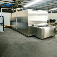 Congelador de Lecho Fluidizado IQF -40C, Precio Competitivo, Congelación Rápida Automática para Carne y Aves Congeladas
