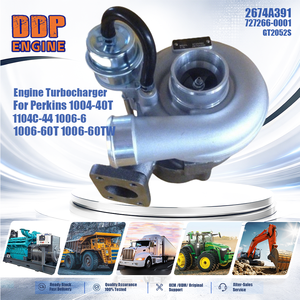 เทอร์โบชาร์จเจอร์เครื่องยนต์ 2674A391 727266-0001 GT2052S สำหรับ Perkins 1004-40T 1104C-44 1006-6 1006-60T 1006-60TW - Product Image 2