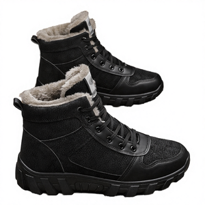 Bottes de randonnée populaires pour l'hiver et l'automne, style sport outdoor, pour hommes, thermiques, résistantes à l'usure, bottes de neige tendance, chaudes, imperméables, chaussures décontractées - Product Image 4