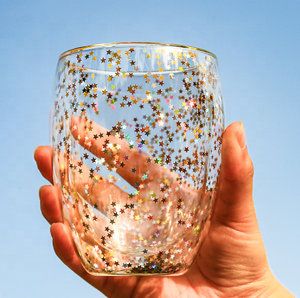 แก้วทนความร้อนสูงกันแตก,แก้วกาแฟถ้วยกาแฟแก้วผนังคู่พร้อมเลื่อม - Product Image 6