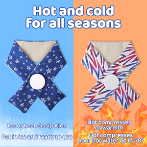 Kustom pola berbeda bahan TPU kantung air leher pembungkus leher es untuk Spondylosis tengkuk. - Product Image 2