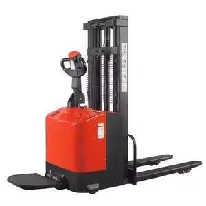 Top-Selling 1.5t Full Electric Pallet Stacker 1600mm-3500mm Lift Heights New Condition Forklift Electric Stacker Core Motor