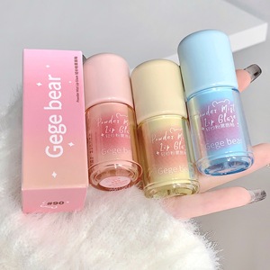 Commercio all'ingrosso Private Label Gege Bear 6 colori lucidalabbra impermeabile nebbia opaca delicata smalto morbido labbra per ragazze rossetto liquido - Product Image 1