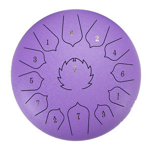 Wholesale 12 Inch 13 Notes Steel Tongue <b>Drum</b> Healing Instrument for Sound Therapy Creative Gift for Music Lover - Product Image 1