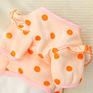 Handsome Rabbit Dog <b>Clothes</b> Polka Dot Fleece Autumn Winter Pet Apparel <b>For</b> Small Dogs Puppy Clothing With <b>Cat</b> Pocket Design - Product Image 4