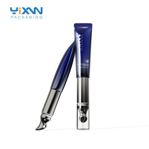 YIXIN 15ml Kosmetik verpackung Augen creme Soft Squeeze ABL Kunststoff tuben Metall applikator Vibrierender elektrischer Massage kopf - Product Image 5