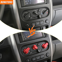 Accessoires intérieurs Offre Spéciale bouton de commutation de climatisation décoration anneau décoratif de climatiseur pour Suzuki Jimny 2007-2017