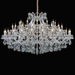 european style living room high ceiling luxury pendant <b>light</b> wedding maria theresa crystal <b>chandeliers</b> - Product Image 1