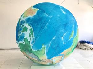 Personalizzato 6.5m esterno gigante ermetico modello di luna pubblicità gonfiabile appeso mongolfiera per eventi per il centro commerciale del pianeta - Product Image 4