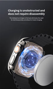 เคสนาฬิกาอะลูมิเนียมสำหรับการบิน ป้องกันเต็มรูปแบบ ฝาครอบกรอบกันกระแทกสำหรับสมาร์ทวอทช์อัลตร้า 49 มม. กันกระแทก ชาร์จได้โดยตรง ขายปลีก - Product Image 2