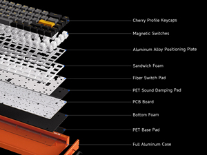 MCHOSE 68 Magnetic Switch <b>Keyboard</b> Mechanical 16K Gaming E-sports Dedicated Full Aluminum Return Rate - Product Image 4