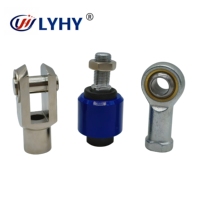 Accessoires de vérin pneumatique LYHY à joint en Y, usinés avec précision, en acier inoxydable robuste, avec connecteur d'extrémité de tige de piston à goupille