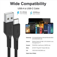 Câble d'alimentation Usb type-c Original personnalisé de haute qualité pour hommes, chargeur de données courtes, câble Usb type-c