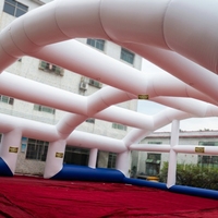 Tente gonflable commerciale sur mesure de grande taille pour événements, abri structurel pneumatique pour exposition extérieure et fête