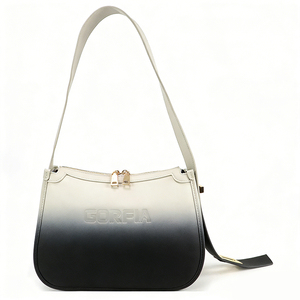 Women's Fashion Gradient Shoulder Bag Lightweight Designer Embossed Logo Crossbody Bag For Women With Adjustable Strap Suitab - Product Image 3