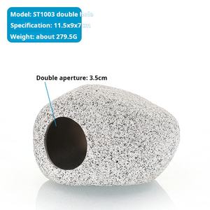 Aquariumdecoratie Grot Visbak Accessoires Rotdecoratie voor Garnalen Cichliden Verstoppen Paaien Kleine Visbak Verstopplaats Decoratie - Product Image 4