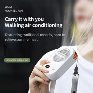 Mini Đi Bộ Đường Dài Xách Tay Tay Clip Fan Cắm Trại Có Thể Sạc Lại Tùy Chỉnh Cầm Tay Mặc Làm Mát Eo Ngoài Trời & Người Hâm Mộ 1200 MAh - Product Image 4