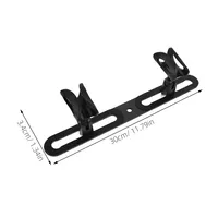 1 ensemble de supports de microphone de bureau en aluminium robuste, supporte 4 microphones, angle et hauteur réglables, portable