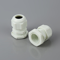 Vente chaude Rohs plastique étanche IP68 nylon réglable 3.5 - 13mm joints de presse-étoupes PG7 PG9 PG11 PG13.5 PG16 PG19 PG21