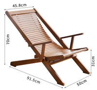 Ziao — chaise de plage pliante en bambou, fauteuil traditionnel d'été, vente en gros, pour l'intérieur et l'extérieur