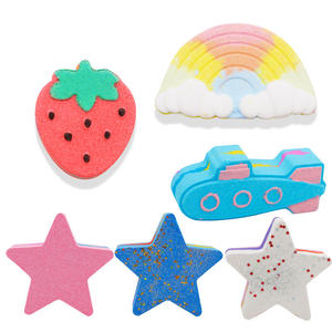 Bombas de baño efervescentes divertidas y coloridas hechas a mano para niños, bombas de baño naturales, veganas y orgánicas, bombas efervescentes con aroma refrescante de submarino. - Product Image 3