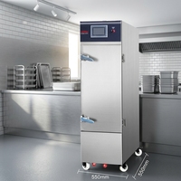 Cuisinière à vapeur électrique semi-professionnelle SEMIKRON SMK-ZNZFG à 12 niveaux, en acier inoxydable de qualité alimentaire, avec écran tactile, pour cuisine commerciale