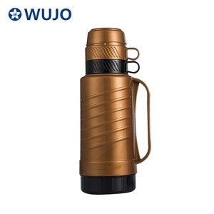 Thermos di Alta Qualità del Produttore, Personalizzato con Rivestimento in Vetro, per Acqua Calda e Fredda, Tè e Caffè, con Due Tazze, Mantenimento Temperatura 24 Ore - Product Image 6
