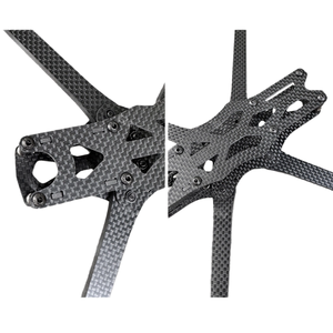 Kit de Marco para Dron FPV Tipo H de 7 Pulgadas, Fibra de Carbono 3k, Distancia Entre Ejes de 315 mm, Piezas de Bricolaje para Carreras de Largo Alcance y Estilo Libre (Compatible con Hélices de 7 a 7.5 Pulgadas) - Product Image 2