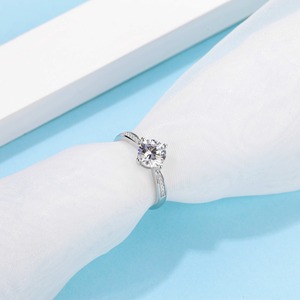 Bague en diamant de laboratoire 2,5 carats, plaqué or 14 carats, bijoux fins unisexes pour un usage quotidien, disponible au prix d'exportation - Product Image 4