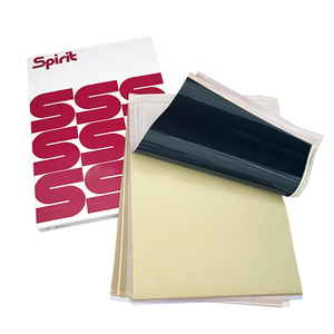 Papier thermique <span class=keywords><strong>de</strong></span> transfert pour <span class=keywords><strong>tatouage</strong></span>, pochoir <span class=keywords><strong>de</strong></span> maquillage, 4 couches, 100 feuilles, A4, papier <span class=keywords><strong>carbone</strong></span> - Product Image 1