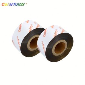 工場価格 104mm 300m ゼブラ ホログラム カーボンワックスレジン 熱転写リボン - Product Image 1