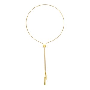 Long Adjustable Snake Chain Necklace With Tassel Geometric Design Copper Alloy Unisex Fashion Sweater Chain Gift - Product Image 5