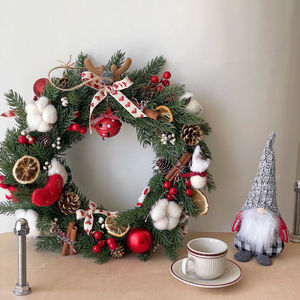 Décoration <span class=keywords><strong>de</strong></span> Noël Artificielle Fête <span class=keywords><strong>de</strong></span> Noël Couronnes et Guirlandes pour Fête <span class=keywords><strong>de</strong></span> Vacances Décorations <span class=keywords><strong>de</strong></span> Noël Ornements - Product Image 5