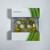 Controles de Juego con Cable Transparentes al por Mayor con Vibración, Plug and Play para Xbox 360 y PC