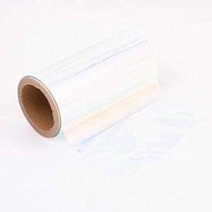 <span class=keywords><strong>Film</strong></span> de verre transparent à <span class=keywords><strong>iris</strong></span> de couleur magique Matériau PET souple Papier imprimé au laser Décor de photographie à changement de couleur réfléchissant - Product Image 5